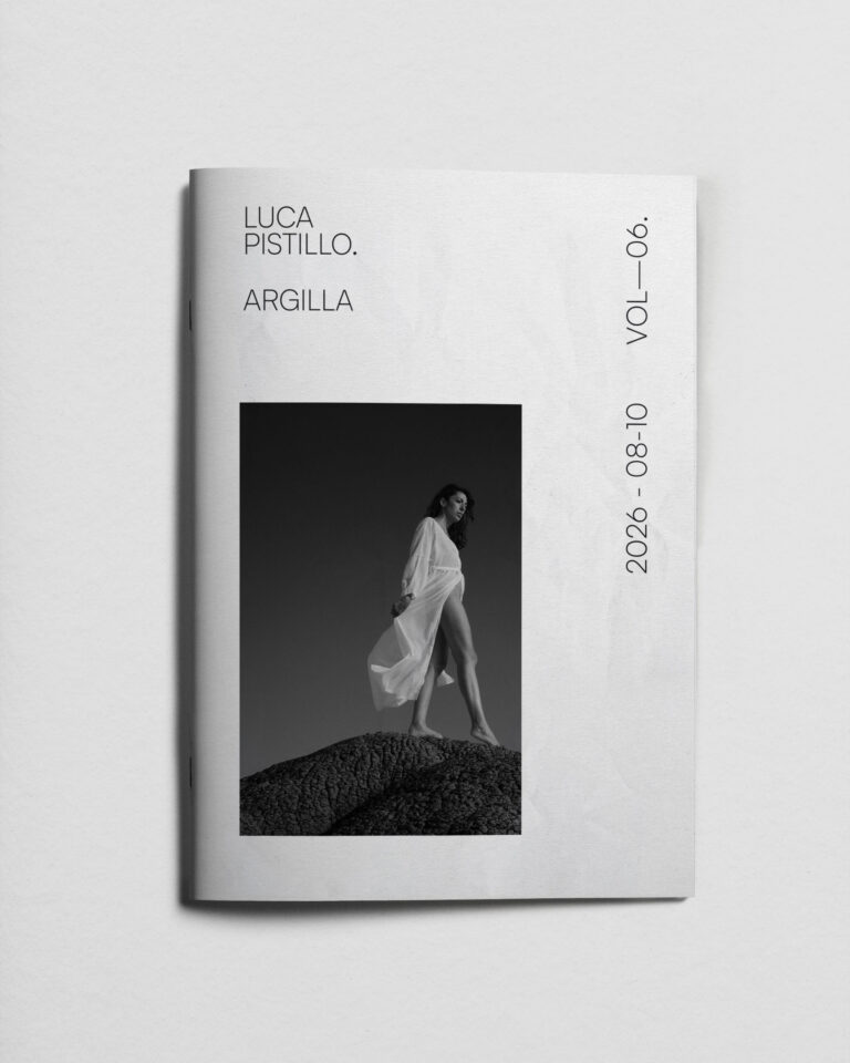 ARGILLA — copertina della fanzine fotografica di Luca Pistillo